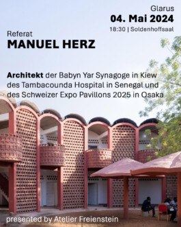 Manuel Herz Referat in Glarus Logo Atelier Freienstein