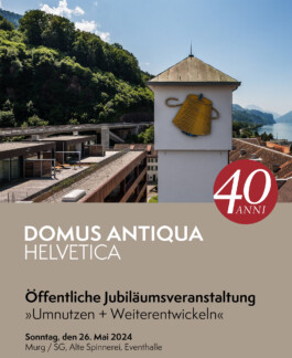 Domus Antiqua Murg 40 Jahre Jubiläum Logo Atelier Freienstein