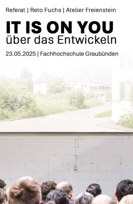 Referat Reto Fuchs über das Entwickeln Logo Atelier Freienstein